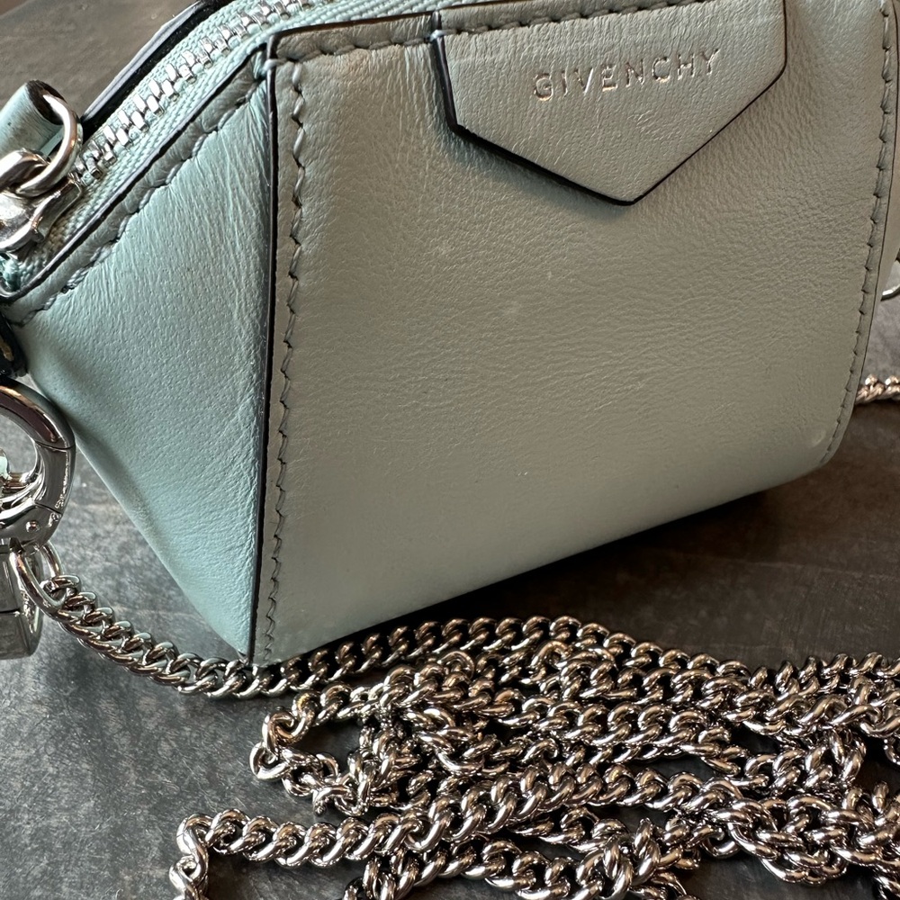 Givenchy Sac Noir Baby Antigona-light blue - Picture 12 of 15